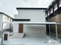 梁延長で一体感のあるスタイリッシュな新築外構