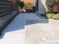 既存スペースとつなげて駐車しやすい広さを確保した土間工事