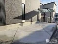 勾配のある敷地を無駄なく活かした駐輪スペース