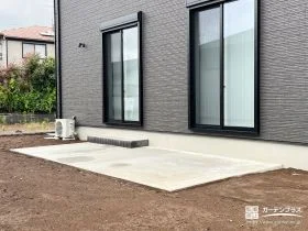 毎日の使いやすさとお手入れのしやすさに配慮したお庭[施工後]