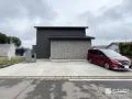 建物の存在感を引き立てるシンプルモダンな新築外構