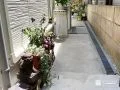 水やり後も歩きやすいお庭の通路
