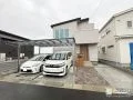 素材の切り替えで魅せるシンプルな新築外構