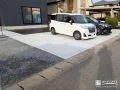 施工範囲を絞って機能性を高めた駐車スペース