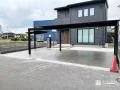 シンプルな中にアクセントを効かせたモダンな新築外構