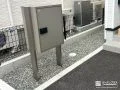 宅配ボックスを備えたすっきり使いやすい門まわり