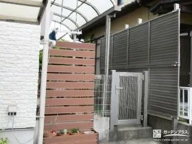視線をしっかり遮って安心感を高める目隠しフェンス[施工後]
