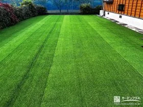 人工芝を取り入れ緑も楽しめるお庭へ整えた外構リフォーム工事