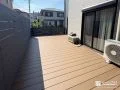 ウッドデッキと目隠しでくつろぎのプライベート空間をつくる工事