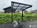 自転車を雨風から守るサイクルポート