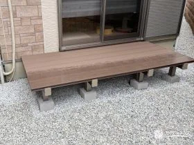 室内とお庭を気軽につなぐウッドデッキ[施工後]