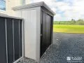 お庭の収納力をアップするスタイリッシュな大容量物置設置工事