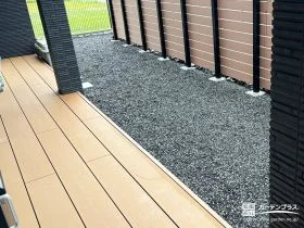 過ごす場所と管理する場所を分けたお庭[施工後]
