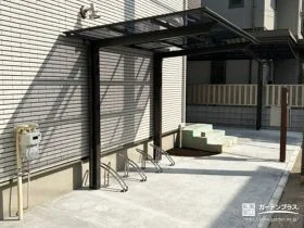 サイクルスタンドですっきり整う駐輪スペース[施工後]