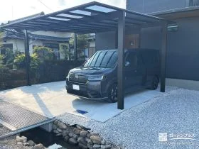 必要な機能を使いやすくまとめた新築外構