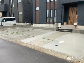 駐車スペースと雑草対策でお住まいまわりをすっきり整えた工事