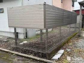 隠したいところだけを程よく隠して気軽にお庭へ出られる外構工事
