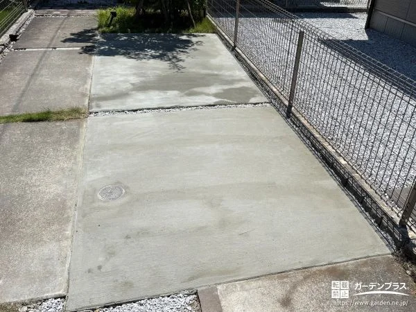 お車をゆったり停められる空間をつくった外構リフォーム工事