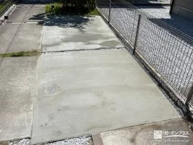 お車をゆったり停められる空間をつくった外構リフォーム工事