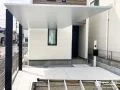 水平ラインの美しさが際立つ屋根で端正に整えたカーポート工事