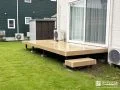 お庭へ気軽に踏み出せる広々デッキでくつろぎの場をつくった工事