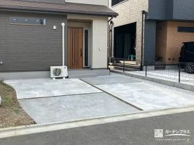費用に配慮しながらデザイン性を高めた新築外構