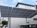 愛車とバルコニーを屋根で守り天候に左右されにくく整えた工事
