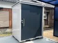 駐車スペースを有効活用した物置