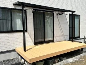洗濯物を干すだけじゃもったいない暮らしが広がるデッキ工事