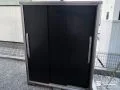 木目調カラーが美しい物置