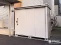 タイヤやアウトドア用品なども出し入れしやすい物置