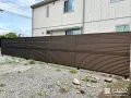 しっかりと高さを出した目隠しフェンス