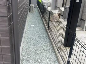 いつでも綺麗な状態を維持できる犬走り[施工後]