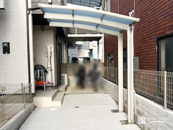 雨の日の自転車置き場を屋根でカバーした駐輪スペース工事