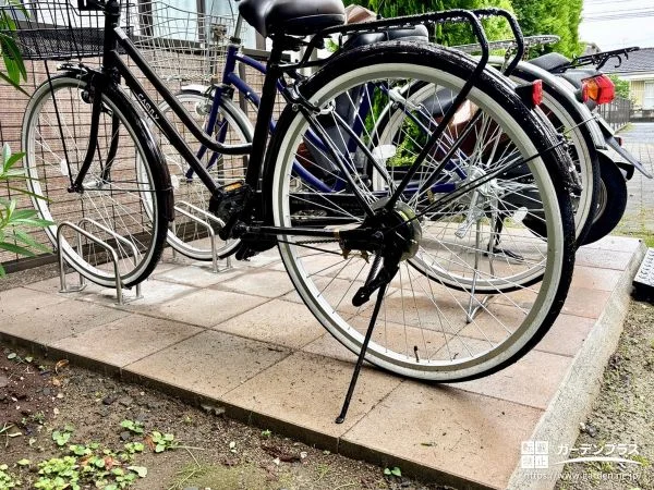 No.30805 自転車の定位置を確保し毎日が快適になる駐輪スペース工事[施工後]