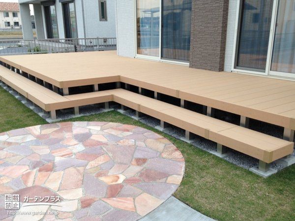 群馬県の外構施工例一覧 ウッドデッキ 外構工事のガーデンプラス