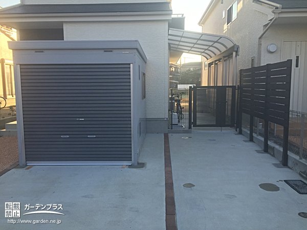 外構施工例一覧 ガレージ 50万円まで 外構工事のガーデンプラス 外構施工例一覧 ガレージ 50万円まで 外構工事のガーデンプラス