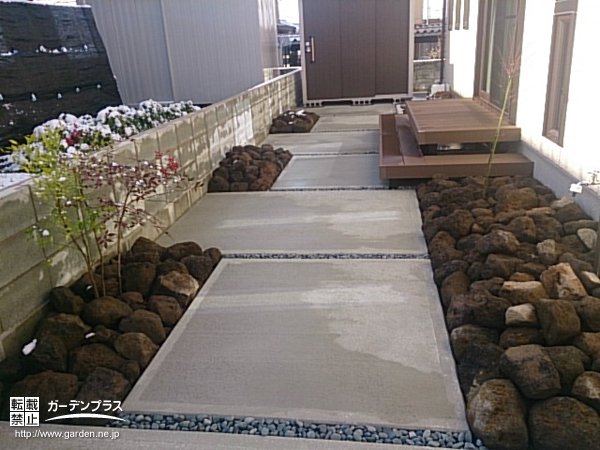 化粧砂利 和モダンの外構施工例一覧 外構工事のガーデンプラス