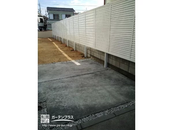 No.4083 目隠しフェンス設置工事[施工後]