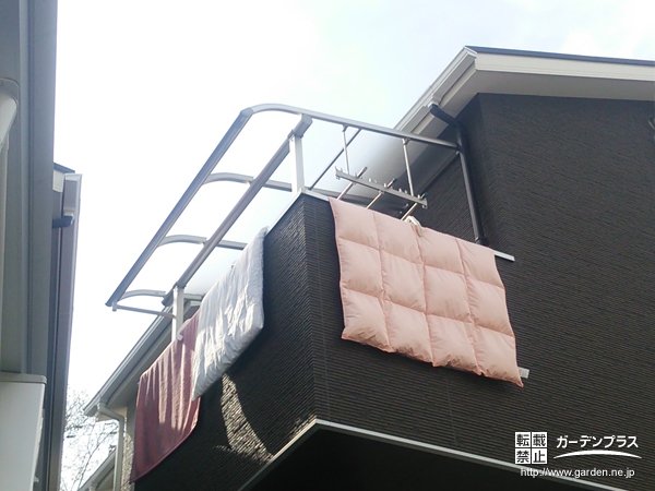 外構施工例一覧 バルコニー屋根 50万円まで 外構工事のガーデンプラス
