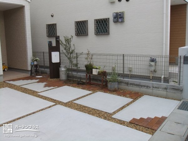 奈良県の外構施工例一覧 レンガ 外構工事のガーデンプラス