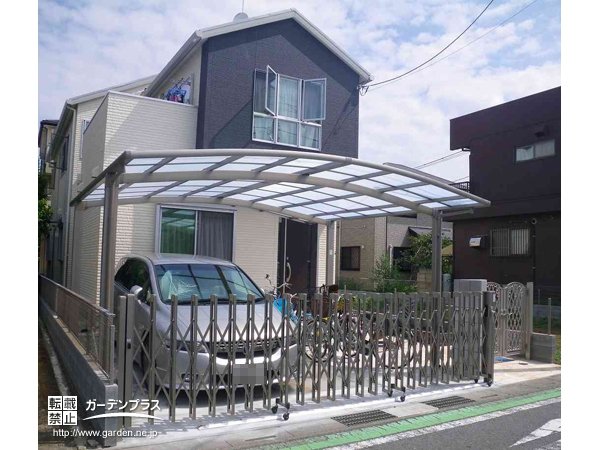 伸縮門扉の外構施工例一覧 外構工事のガーデンプラス 伸縮門扉の外構施工例一覧 外構工事のガーデンプラス