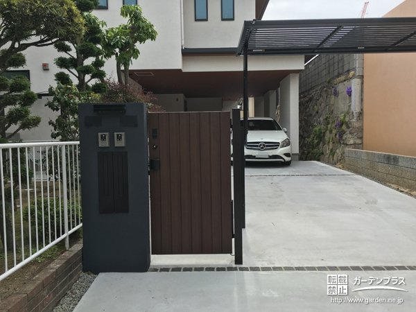 二世帯住宅の外構施工例一覧 外構工事のガーデンプラス