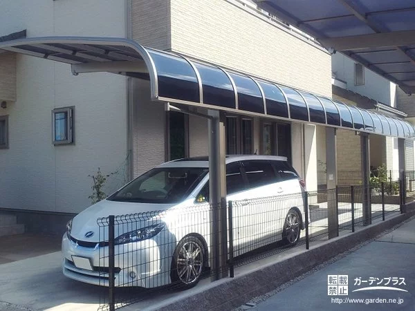 No.0443 駐車スペース造成工事（土間コンクリート打設、カーポート設置）[施工後]
