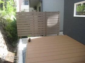 ウッドデッキ設置工事[施工後]