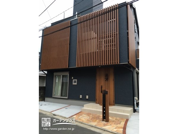 和モダンな外観を引き立てる新築外構一式工事 No 4536 新築外構一式の施工例 外構工事のガーデンプラス 和モダンな外観を引き立てる新築外構一式工事 No 4536 新築外構一式の施工例 外構工事のガーデンプラス