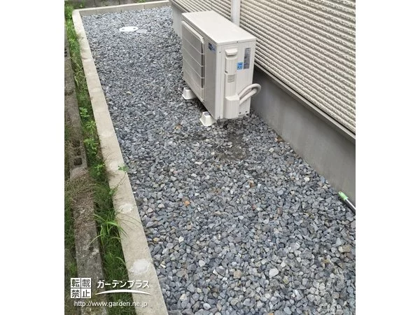 No.4659 雑草対策のための防草シート敷き[施工後]