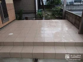 タイルテラス工事[施工後]