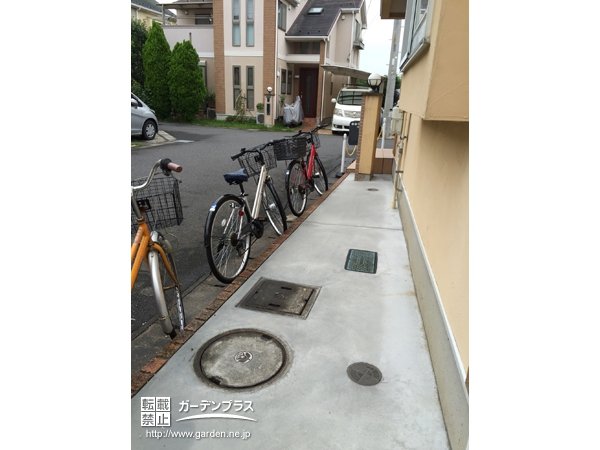 ご自宅周りの雑草対策コンクリート工事 No 4962 雑草対策 防犯砂利の施工例 外構工事のガーデンプラス