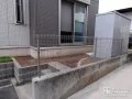 フェンス設置／景観コンクリート舗装工事